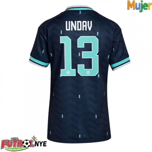 Camiseta Alemania Deniz Undav #13 Visitante Equipación para mujer Mundial 2026 manga corta